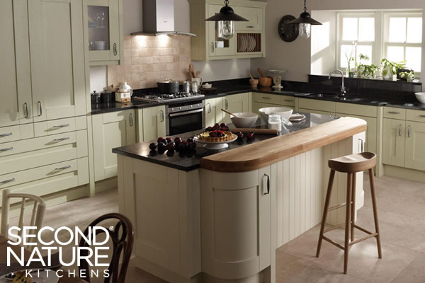 Verwood Kitchens and Bathrooms - Second Nature Milbourne Alabaster kitchen