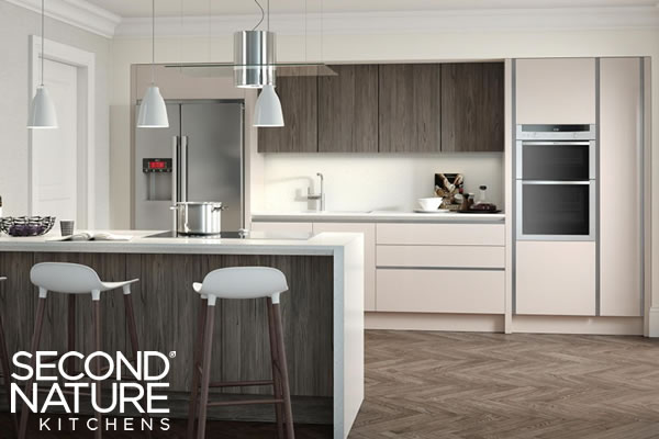 Verwood Kitchens and Bathrooms - Second Nature Porter Cashmere kitchen